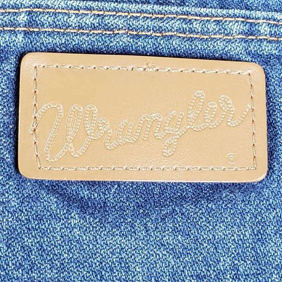 Wrangler Jeans Men’s Size 40x36 Tall Straight Leg Blue Rodeo Leather Patch 40 - Picture 7 of 9